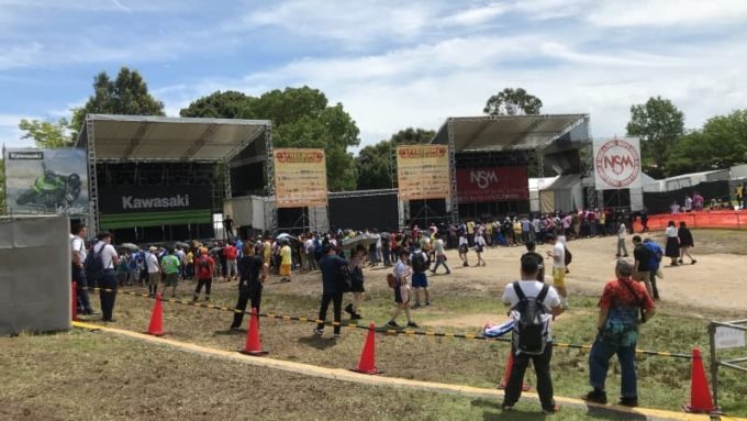 FREEDOM NAGOYA(フリーダム名古屋) 会場の大高緑地の様子