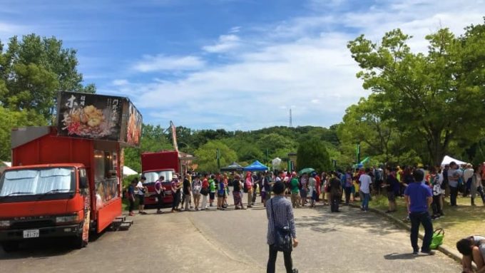 FREEDOM NAGOYA(フリーダム名古屋) 会場の大高緑地の様子