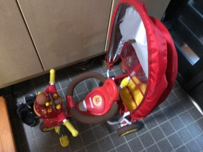 アンパンマンの三輪車 外観
