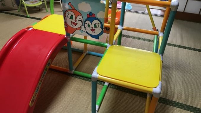 アンパンマン うちの子天才 カンタン折りたたみブランコパークDX