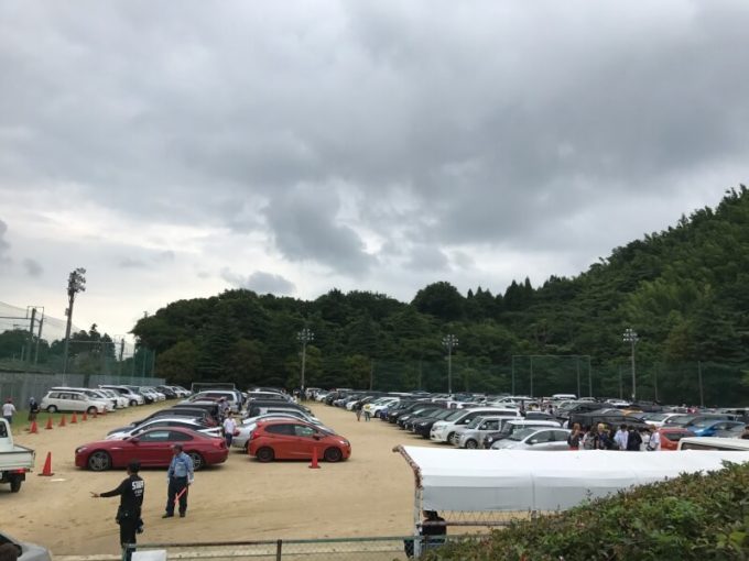駐車場の様子