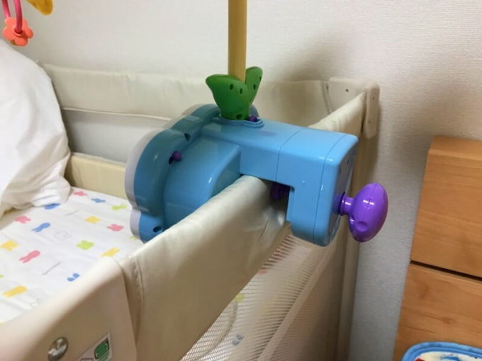 ココネルのベッドメリー取り付け箇所
