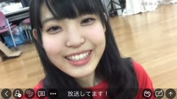 真野彩里愛 FES☆TIVE(フェスティブ)加入時のツイキャス