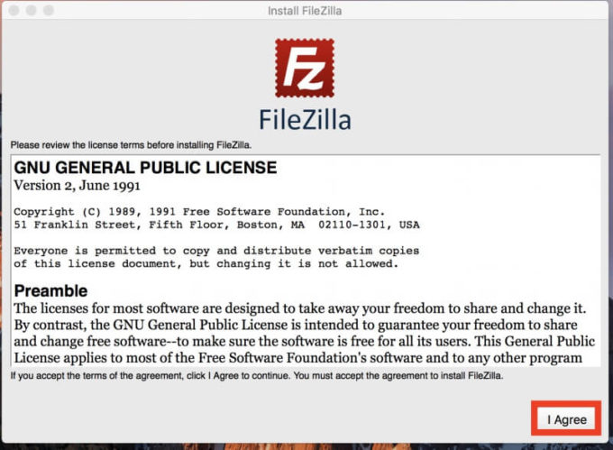 filezillaのインストール方法
