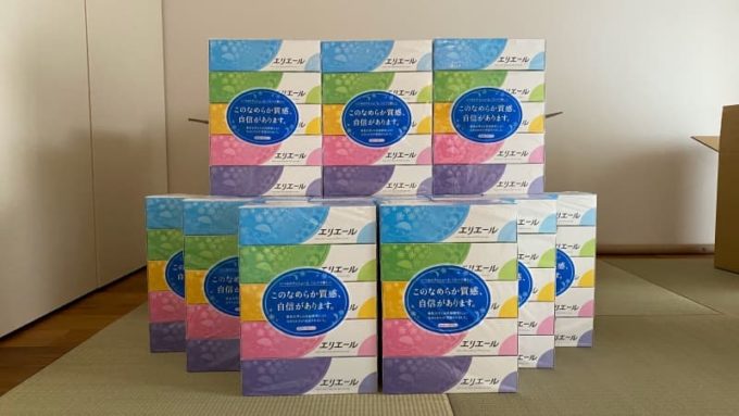 ふるさと納税 返礼品のティッシュ
