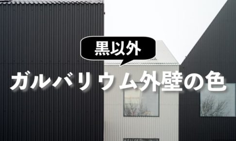 黒以外ないの？ガルバリウム鋼板の外壁におすすめの色は白とグレー