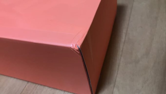 NIKE AIR SKYLON 2 FEAR OF GOD(ナイキ エアスカイロン2 フィアオブゴッド)の箱にあったダメージ