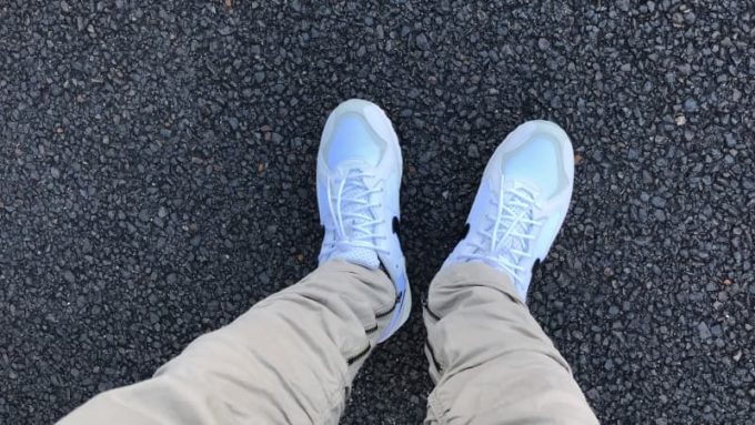 NIKE AIR SKYLON 2 FEAR OF GOD(ナイキ エアスカイロン2 フィアオブゴッド)の着用画像