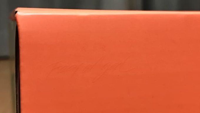 NIKE AIR SKYLON 2 FEAR OF GOD(ナイキ エアスカイロン2 フィアオブゴッド)の箱にある文字